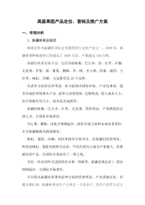 在干果业的定位和推广方案