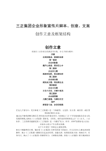 宣传片脚本文案经典范例