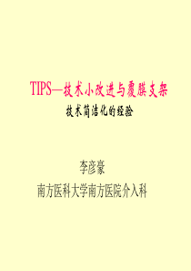 TIPS—技术挑战与风险