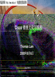 Cisco销售文化与流程PPT