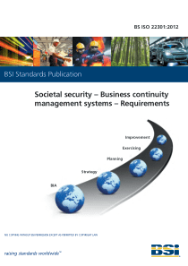 ISO-22301业务连续性管理-2012