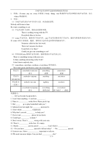 不定代词和不定副词用法