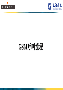 Gsm呼叫流程绝对经典（PPT40页)