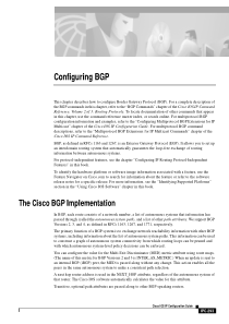 CISCO官方配置手册Configuring+BGP+