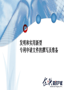 专利申请的文件准备,撰写-2013