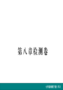 人教版七年级地理下册：第八章-东半球其他的地区和国家--检测卷