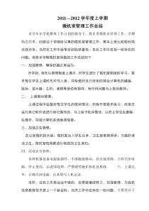 小学微机室工作总结