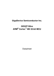 GD32F150xx Datasheet Rev1.0