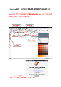 Sketchup教程·SKETCHUP建筑模型制作流程