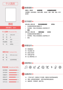 体育教育训练学专业个人简历模板