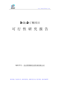 3-氯-2-丁酮项目可行性研究报告1