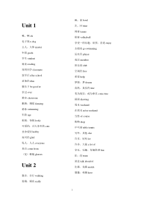 英语7A单词表(苏教版2012)