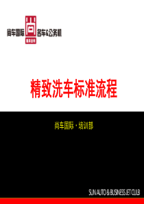 《精致洗车洗车标准流程》标准版1