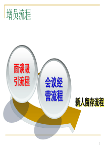 专业化增员流程(面谈)