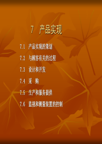 ISO9001 第4章标准要求7节R