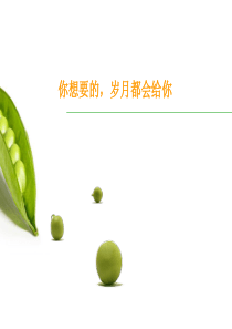 你想要的,岁月都会给你