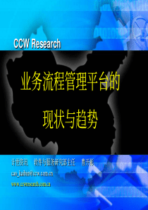业务流程管理平台的现状与趋势