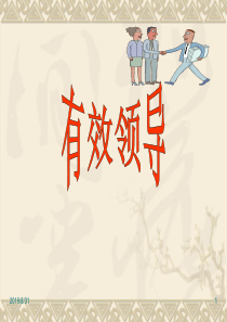 有效领导教学资料