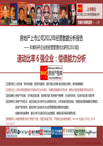 房地产速动比率标杆企业(新世界中海建业首创新湖越秀)偿债能力分析_九舍会财务管理