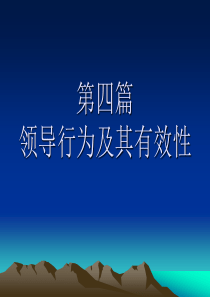 第10章领导行为与领导过程模式