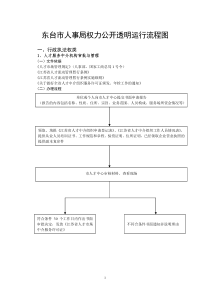 东台市人事局权力公开透明运行流程图