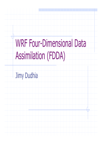 WRF-FDDA-Dudhia