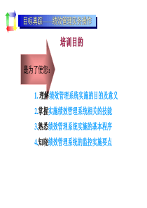 目标管理与绩效考核课件