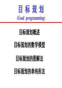 研目标规划