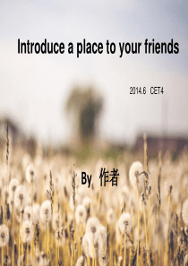 英语作文演讲PPT