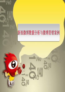 51新浪微博数据分析与微博营销案例