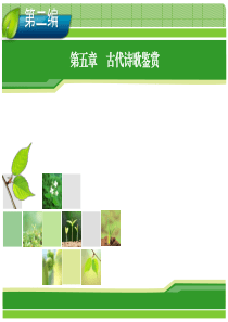 2014高考新课标版语文一轮复习指导课件 第5章 古代诗歌鉴赏