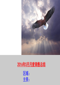 2016年月度销售会议总结报告