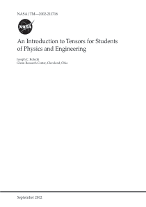 An Introduction to Tensors for Students of Physics