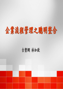 企业流程管理之聪明整合(ppt55)