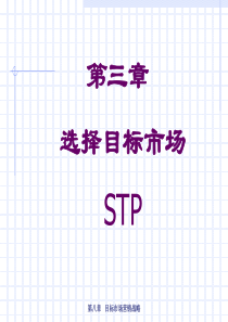 第3章选择目标市场