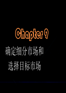 第5章细分目标市场选择(3)