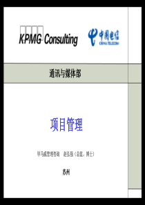 毕马威-中国电信项目管理咨询