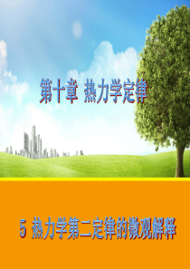 【物理】10.5 热力学第二定律的微观解释(人教版选修3-3)课件