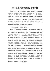 第二期全国中小学校党组织书记网络培训示范班思想汇报(李伟光)