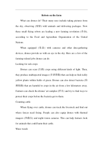【中考英语阅读题库】科技新知：Robots-on-the-farm