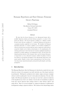 Riemann-Hypothesis-and-Short-Distance-Fermionic-Gr