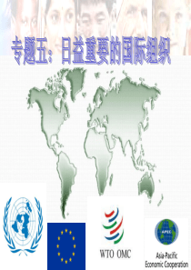 19.高中政治选修3：《走进世界贸易组织》(2012届)