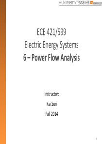 电力系统分析英文课件PowerFlowAnalysis