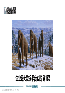 企业级大数据平台的需求