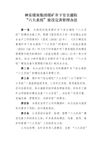 六大系统管理办法