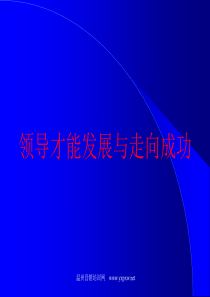 领导才能发展与走向成功