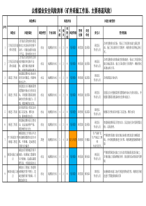 安全风险数据库2217条