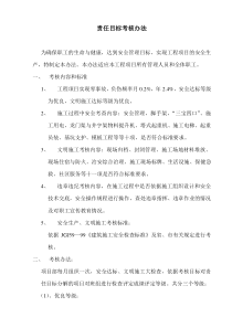 责任目标考核办法