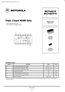 MC74AC10中文资料