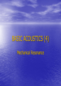 FUNDAMENTALS OF ACOUSTICS(4)
